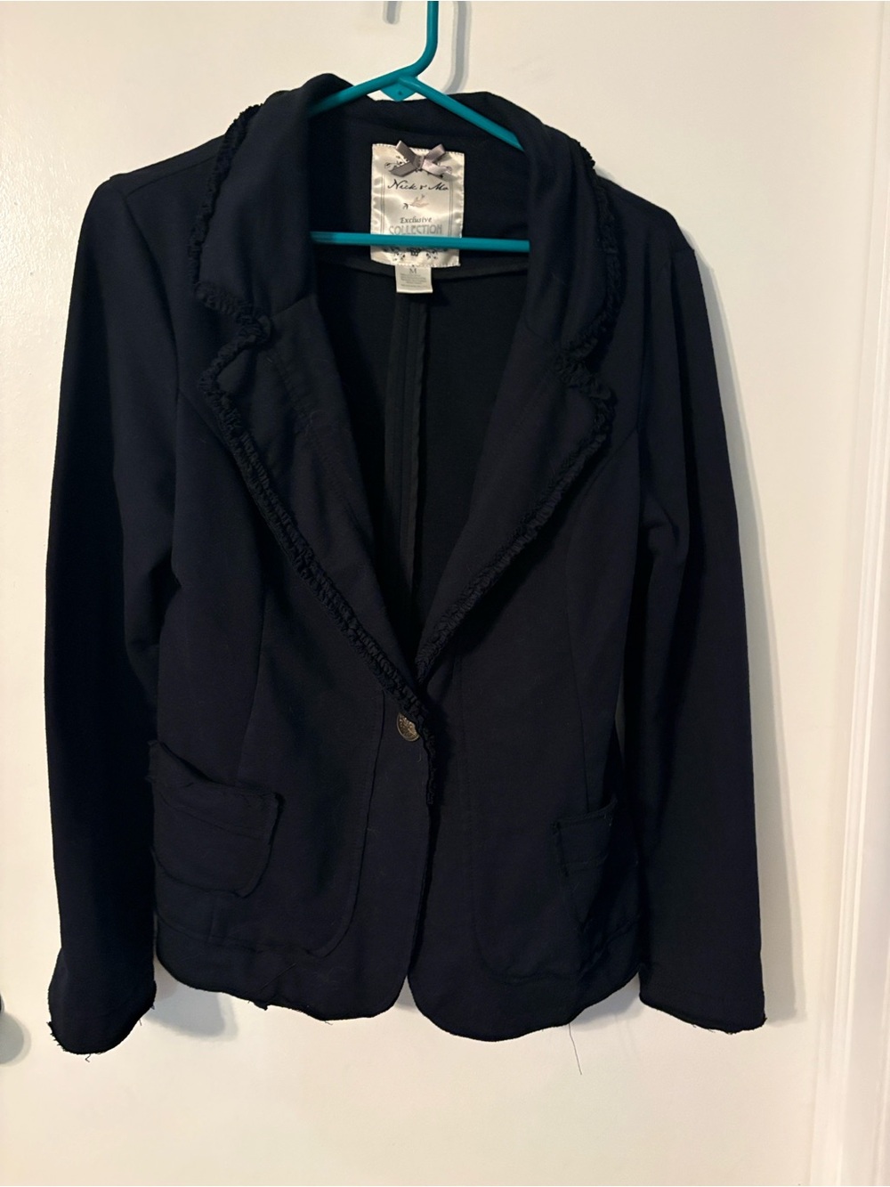 Nick and Mo Women's Black Blazer Jacket